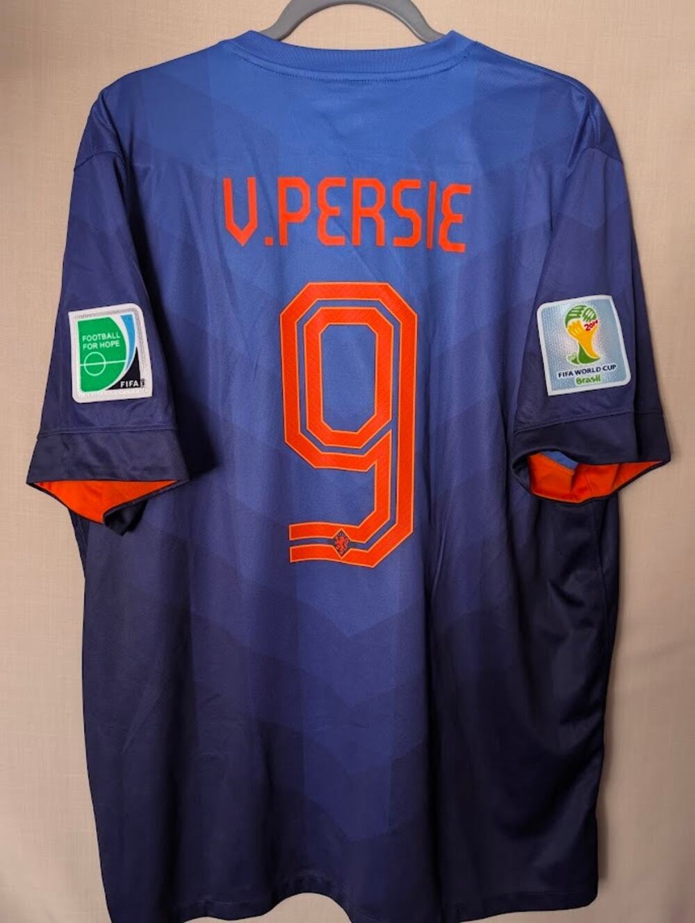 Netherlands 2014 Robin Van Persie Jersey Mens XL Nike World Cup